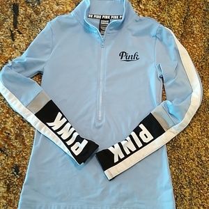 VS Pink half zip jacket